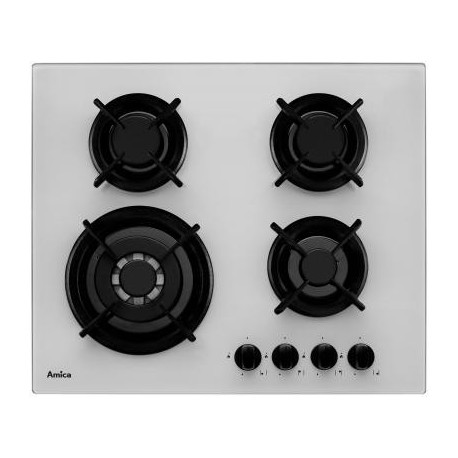 Gas hob on glass PG6411SRW