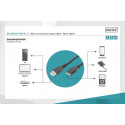 Digitus kaabel USB-A - microUSB-B M/M 0,25m, must