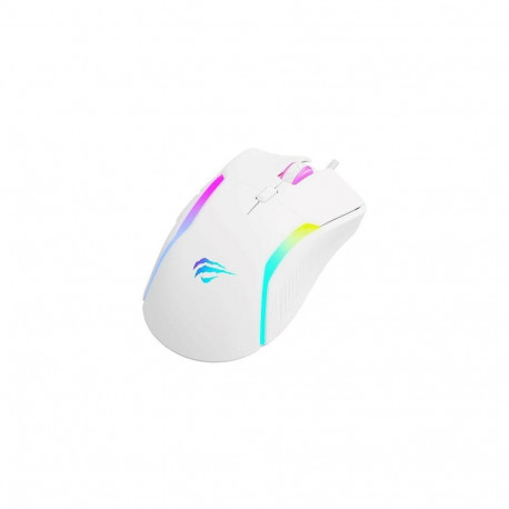 Gaming Mouse - Havit MS1033 RGB Wired 9-Button 126g White