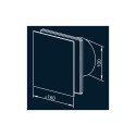 AXIAL FAN 100 SOLID GLASS