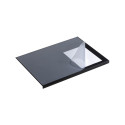 Lauamatt Durable 65x50cm läbipaistva kilega, servaga, must