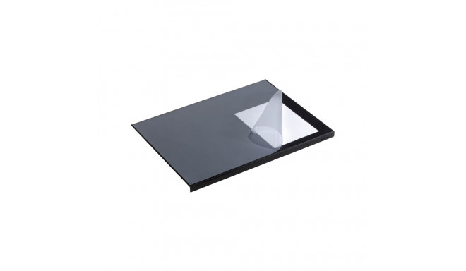 Lauamatt Durable 65x50cm läbipaistva kilega, servaga, must