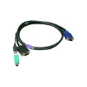 "KVM Kabel ACC-3202 USB+PS/2 3.00m"