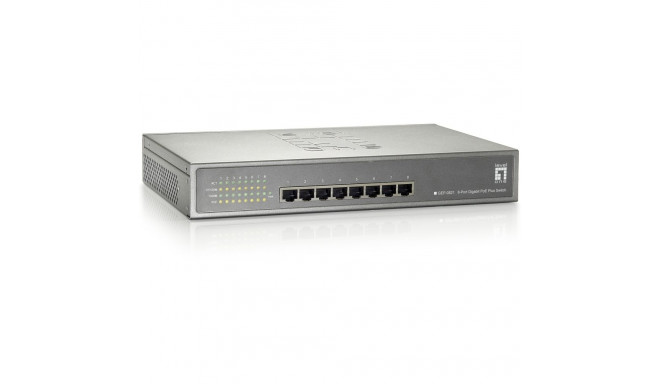 "Switch 8x GE GEP-0821 123.2W 8xPoE+"