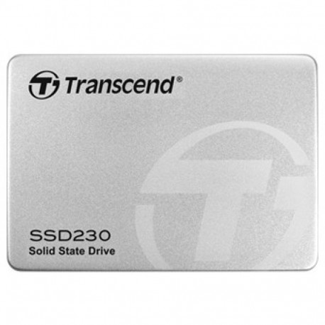 "TRANSCEND SSD230S 256GB SSD 3D 6,4cm 2.5 Zoll SATA III 6Gb/s TLC aluminium case ohne Rahmen"