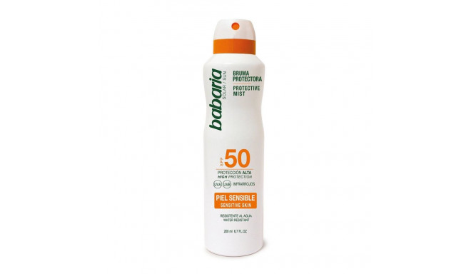 BABARIA WATERPROOF BRUMA SPF50 PIEL SENSIBLE WATERPROOF 200ML VAPORIZADOR
