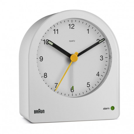 BRAUN BC22 W kvarts äratuskell valge
