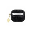 Guess GUA3HDGTPK AirPods 3 cover black/black Rhinestone Triangle Charm
