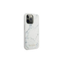 Guess Marble Case for iPhone 13 Pro / 13 - White