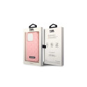 Karl Lagerfeld KLHCP14LRUPKLPP iPhone 14 Pro 6,1" hardcase różowy/pink 3D Monogram