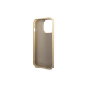 Guess GUHCP13XHG4SGD case for iPhone 13 Pro Max 6.7" - gold Glitter Script Big 4G
