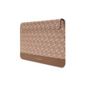Guess GCube Stripes case for a 14" laptop - brown