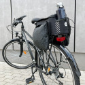 Wozinsky Bicycle Bike Pannier Bag Rear Trunk Bag with Shoulder Strap 9L black (WBB22BK)