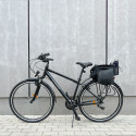 Wozinsky Bicycle Bike Pannier Bag Rear Trunk Bag with Shoulder Strap 9L black (WBB22BK)