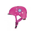 Globber Helmet Elite Lights Flowers  507-310 Pink