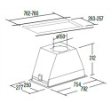 CATA | Hood | GL 75 X/D | Canopy | Energy efficiency class A | Width 90 cm | 850 m³/h | Mechanical c
