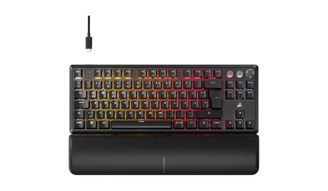 Corsair K70 PRO TKL mänguklaviatuur USB QWERTZ saksa must