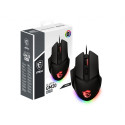 MSI CLUTCH GM20 ELITE Optical Gaming Mouse '6400 DPI Optical Sensor, 6 Programmable button, Dual-Zon