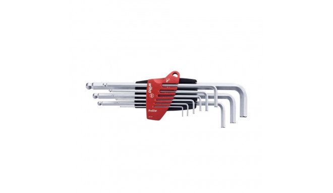 Wiha 07185 hex key L-shaped hex key set Metric 9 pc(s)