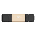 Silicon Power DS72 USB flash drive 1 TB USB Type-A / USB Type-C 3.2 Gen 2 (3.1 Gen 2) Gold
