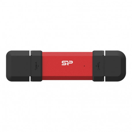Silicon Power DS72 USB mälupulk 500 GB USB Type-A / USB Type-C 3.2 Gen 2 (3.1 Gen 2) punane