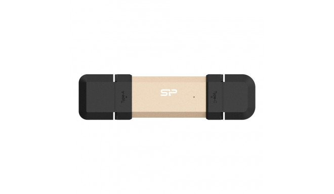 Silicon Power DS72 USB mälupulk 250 GB USB Type-A / USB Type-C 3.2 Gen 2 (3.1 Gen 2) kuld