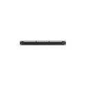 PATCH PANEL 24 PORT 1U 19" CAT.6A UTP WITH CABLE ORGANIZER BLACK LANBERG