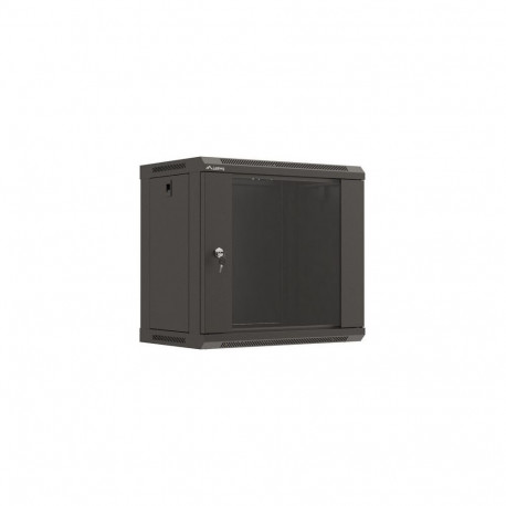 Lanberg WF03-5309-10B rack cabinet 9U Wall mounted rack Black
