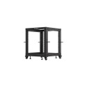 Lanberg OR01-6112-B rack cabinet 12U Freestanding rack Black
