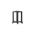 OPEN RACK 18U 600X800 BLACK LANBERG