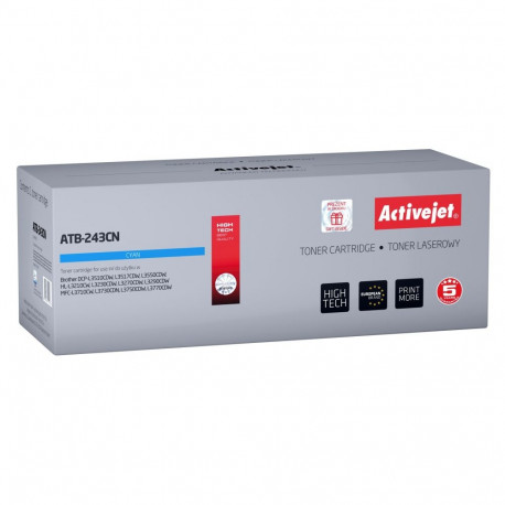 Activejet ATB-243CN tooneri kassett (asendus Brother TN-243C; Supreme; 1000 lehte; tsüaan)