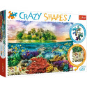 Puzzle - 600 Crazy Shapes - Tropikalna wyspa 11113