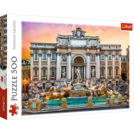 Puzzle - 500 - Fontanna di Trevi - Rooma - Trefl 37292