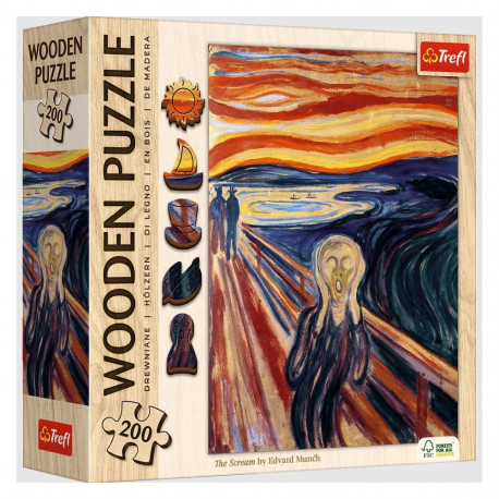 Puzzle Drewniane - 200 - Krzyk - Trefl 20252