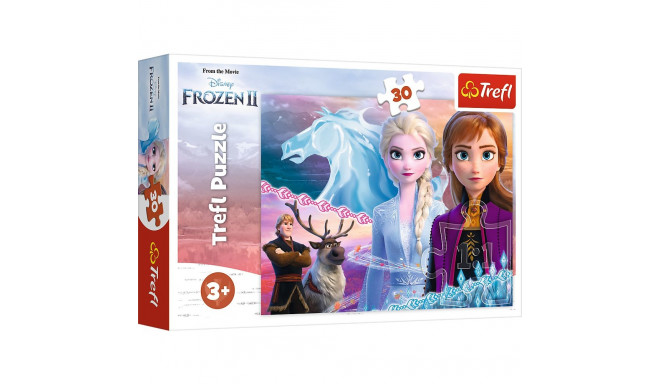 Puzzle 30 õdede julgus Disney Lumekuninganna II Trefl 18253