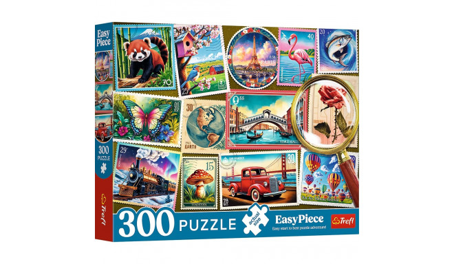 Puzzle - 300 EasyPiece - Znaczki pocztowe - Trefl 23100