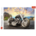 Puzzle 500 el. Czarny motocykl 37384
