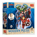 Puzzle - "50 Puzzle Drewniane Konturowe" - Przygody Avengers Trefl 20256