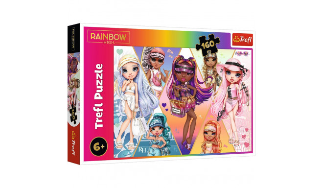 Puzzle - 160 - Wesołe przyjaciółki - Rainbow High - Trefl 15415