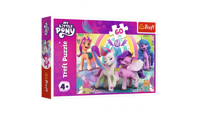 Puzzle My Little Pony 60 el. sõpruse maailmas Trefl 17390