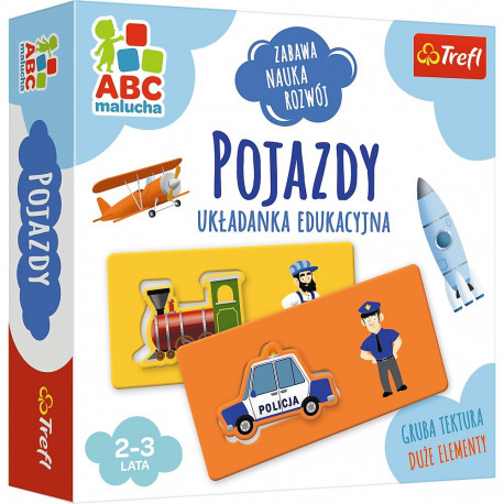 Gra edukacyjna dla dzieci Pojazdy ABC Malucha Trefl 01942