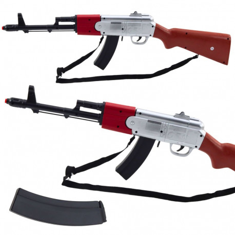 karabiin strzelba rekvisiit pruun õlarihm helid 65cm