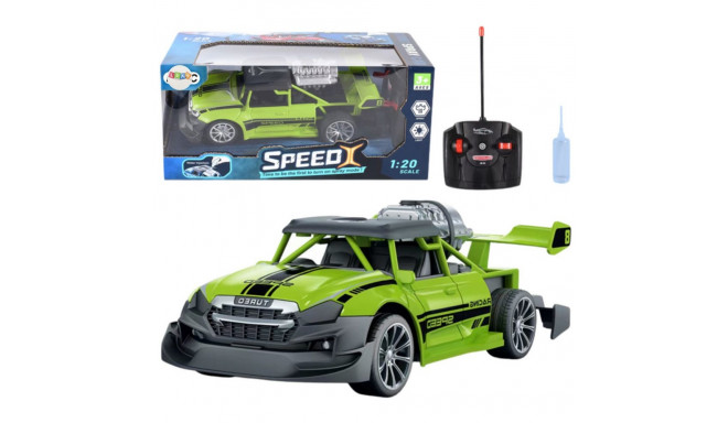 Samochód Zdalnie Sterowany RC 1:20 Światła Efekt Dymny Zielony