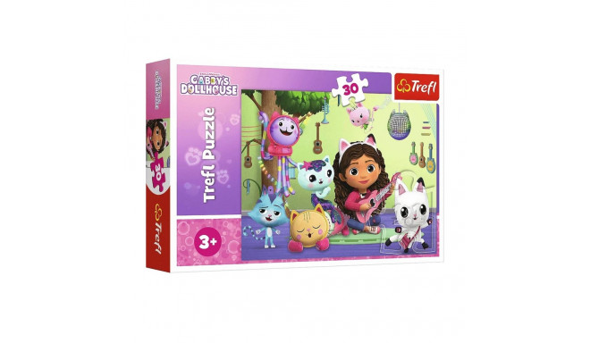 Puzzle - 30 - Gabi ja tema armas maja - Gabi kassi maja - Trefl 18301