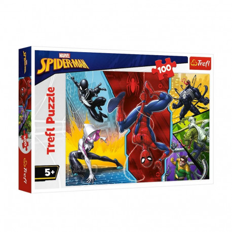 Puzzle - 100 - Do góry nogami - Spiderman - Trefl 16347