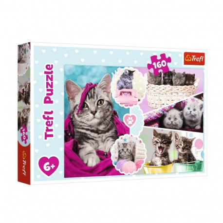 Puzzle 160 el. Urocze kotki Trefl 15371