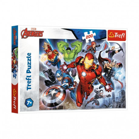 Puzzle - 200 - Marvel Avengers - Waleczni Avengersi - Trefl 13260