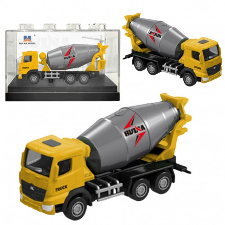 Betoniarka metalne mudel kollektsioneerimiseks Huina kollane 1:80