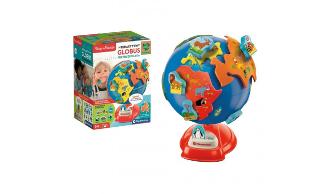 Interaktywny Globus Przedszkolaka Uczę się Bawiąc Język Polski Clementoni 50757