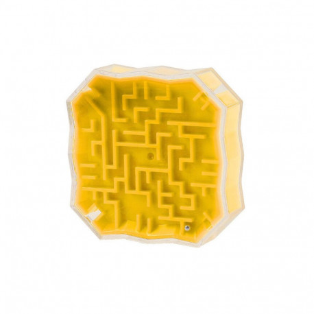 Gra Logiczna Labirynt Z Kuleczką Żółta
